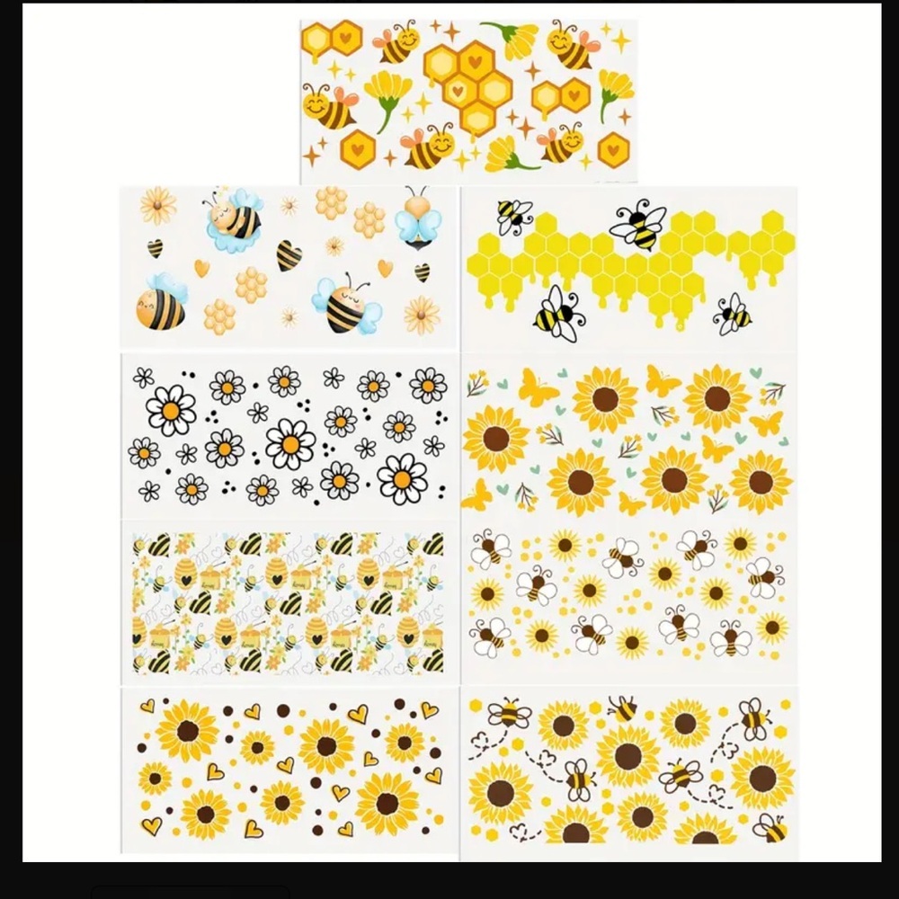 SUNFLOWERS & BEES drinkware - Picture 3 of 7